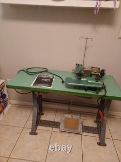 U. S. Blindstitch Model B518-2 Industrial Sewing Machine (withFull Motor & Table)