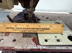 Union Special 51400bp 1/4 Spacing 2 Needle Chainstch Industrial Sewing Machine