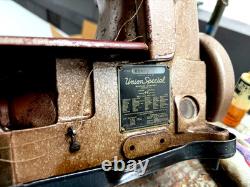 Union Special 51400bp 1/4 Spacing 2 Needle Chainstch Industrial Sewing Machine