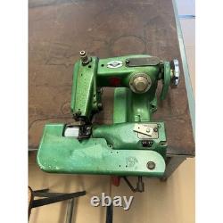 United States Blind Stitch Sewing Machine Model 718-C-6 Industrial Green Vintage