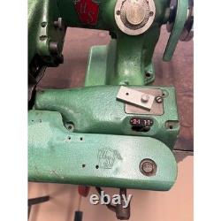 United States Blind Stitch Sewing Machine Model 718-C-6 Industrial Green Vintage