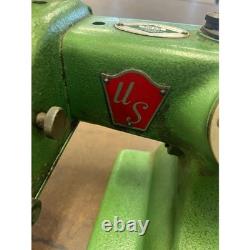 United States Blind Stitch Sewing Machine Model 718-C-6 Industrial Green Vintage