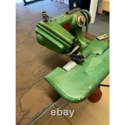 United States Blind Stitch Sewing Machine Model 718-C-6 Industrial Green Vintage