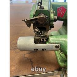 United States Blind Stitch Sewing Machine Model 718-C-6 Industrial Green Vintage