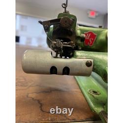 United States Blind Stitch Sewing Machine Model 718-C-6 Industrial Green Vintage