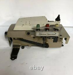 Used 39500fb Union Special 1 Needle, 3 Thread Serger Industrial Sewing Machine