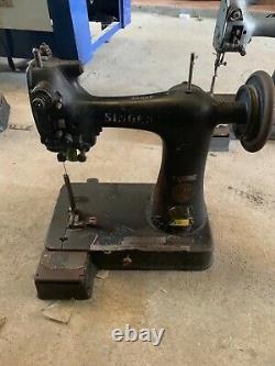 Used Singer 91 K4 k5 k6 Post Extra Small Post Bed Glove stitching Sewing Machine