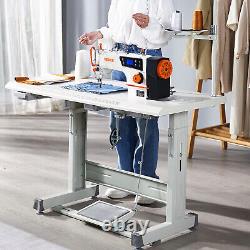 VEVOR 5000s. P. M 550W Industrial Lockstitch Sewing Machine Servo Motor with Stand