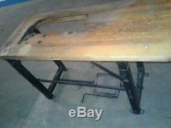 VINTAGE Singer Industrial Sewing Machine Table and Top. Our #2