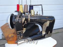 Vintage 1940s UNION SPECIAL 35800 YZ Warship Fell Seam Industrial Sewing Machine