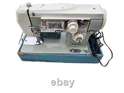 Vintage DOMESTIC #1366 Portable Heavy Duty Industrial Sewing Machine JAPAN