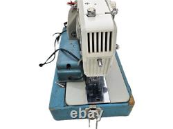 Vintage DOMESTIC #1366 Portable Heavy Duty Industrial Sewing Machine JAPAN