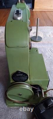 Vintage ELNA Grasshopper Sewing Machine Model#500970 W55 with Motor and Cord