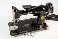 Vintage Early 1931 Singer 66 Sewing Machine Foot Pedal & Attachments Industrial