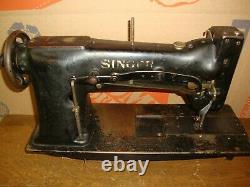 Vintage Industrial SINGER Sewing Machine Head Model 112W115