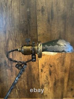 Vintage Industrial Sewing Machine Lamp Singer Light Cast Iron Steel