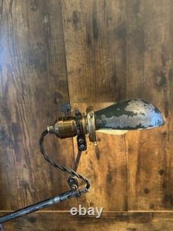 Vintage Industrial Sewing Machine Lamp Singer Light Cast Iron Steel