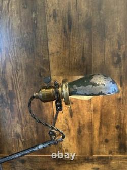 Vintage Industrial Sewing Machine Lamp Singer Light Cast Iron Steel