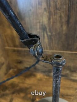Vintage Industrial Sewing Machine Lamp Singer Light Cast Iron Steel