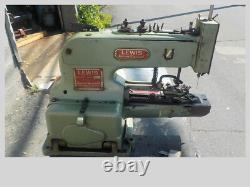 Vintage Industrial Sewing Machine Lewis model 200-1