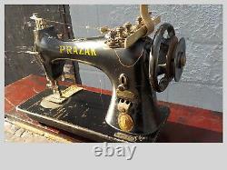 Vintage Industrial Sewing Machine Model prazak 52 class -6 needle