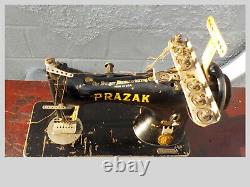 Vintage Industrial Sewing Machine Model prazak 52 class -6 needle