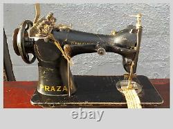 Vintage Industrial Sewing Machine Model prazak 52 class -6 needle