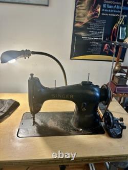 Vintage Industrial Singer Sewing Machine Great Working Condition