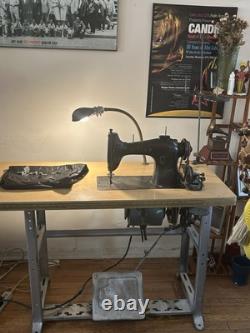 Vintage Industrial Singer Sewing Machine Great Working Condition