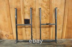 Vintage Industrial Union Special Sewing Machine Table Adjustable Legs