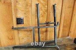 Vintage Industrial Union Special Sewing Machine Table Adjustable Legs
