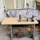 Vintage JUKI DDL-5550 Industrial Lockstitch Sewing Machine Workstation