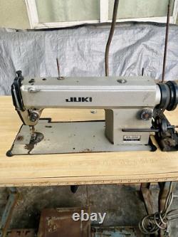 Vintage JUKI DDL-5550 Industrial Lockstitch Sewing Machine Workstation