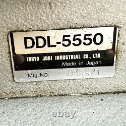 Vintage JUKI DDL-5550 Industrial Lockstitch Sewing Machine Workstation