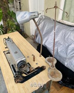 Vintage JUKI DDL-5550 Industrial Lockstitch Sewing Machine Workstation