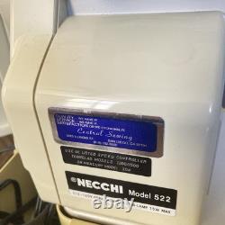 Vintage Necchi 522 Sewing Machine Heavy Duty Semi Industrial Straight Zig Zag