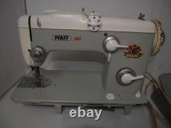 Vintage PFAFF 260 Sewing Machine Germany High Speed Heavy Duty Semi Industrial
