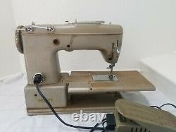 Vintage Pfaff 332 Sewing Machine With Power Cord & Foot Petal