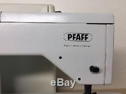 Vintage Pfaff Industrial Sewing Machine 1222 with Foot Pedal and portable case