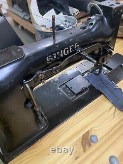 Vintage Singer 112 W 115 Two Needle Industrial Sewing Machine