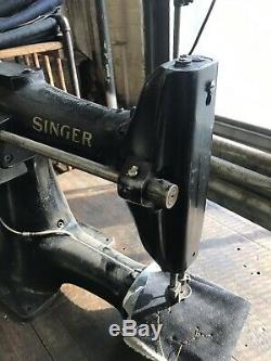 Vintage Singer 133k18 Darning Industrial Sewing Machine Heavy Work Sack Canvas