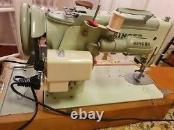 Vintage Singer 319k Zig Zag Semi Industrial Automatic Sewing Machine