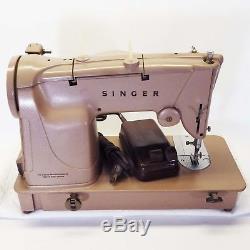 Vintage Singer 328K Heavy Duty Industrial Strength Sewing Machine All Metal