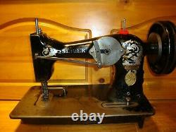 Vintage Singer 32-45 Walking Foot Zig Zag Industrial Sewing Machine