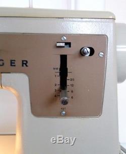 Vintage Singer 427 Heavy Duty Electric Sewing Machine semi industrial zigzag