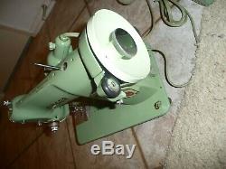 Vintage Singer Decorative Home /Industrial Sewing Machine 185J (Green)