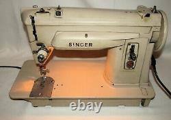 Vintage Singer Industrial Sewing Machine 414G 414 G with Foot Pedal & Attachments
