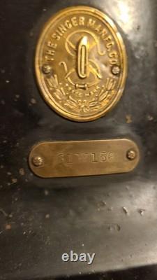 Vintage Singer Industrial Sewing Machine Head Model 61W159 #W830578 Pics