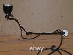 Vintage Singer Industrial sewing machine light articulating lamp collectible