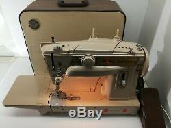 Vintage Singer Sewing Machine, Model 431 G High End Home Use 1960's withOEM Case